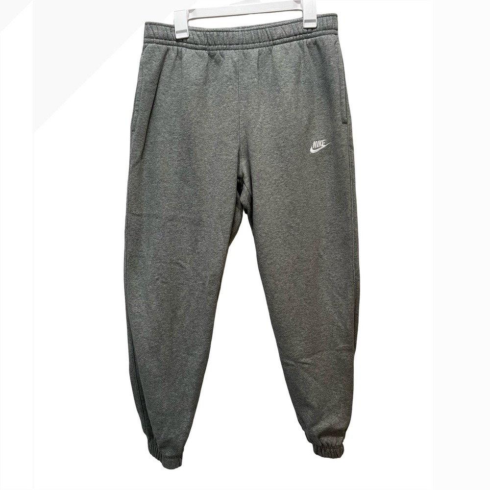 Nike Sportswear Club Fleece Joggers Grey Sweatpants BV2737-063 Mens Large